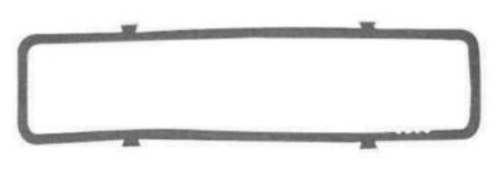 Picture of Mercury-Mercruiser 27-34208 GASKET, PUSH ROD COVER
